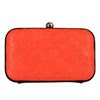 Image 1 : Coral Tufted Evening Clutch