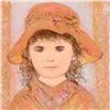 Image 2 : Edna Hibel (1917-2014), "Glori" Limited Edition Lithograph with Remarque, Number