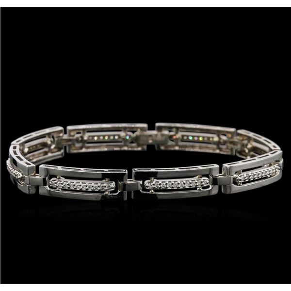 0.95 ctw Diamond Bracelet - 14KT White Gold