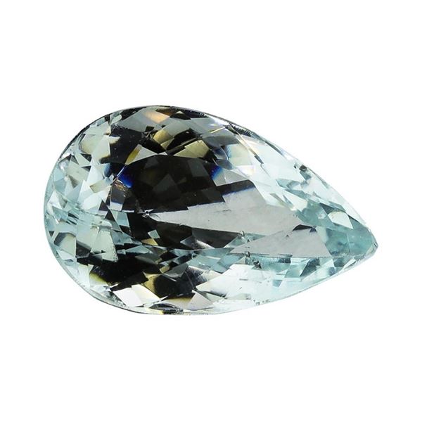 5.58 ct.Natural Pear Cut Aquamarine