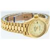 Image 5 : Rolex Ladies 18K Yellow Gold Champagne Diamond Datejust President Wristwatch