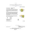 Image 5 : 3.49 ctw Emerald Cut Step Peridot And Round Brilliant Cut Diamond Ring - 18KT Ye