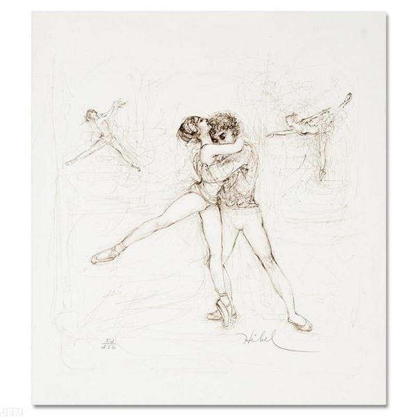  Pas de Deux  Limited Edition Lithograph by Edna Hibel (1917-2014), Numbered and