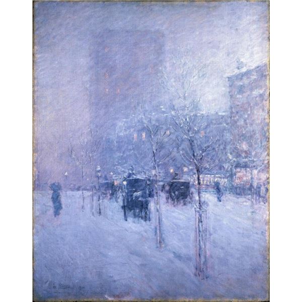 Childe Hassam - Late Afternoon, New York, Winter