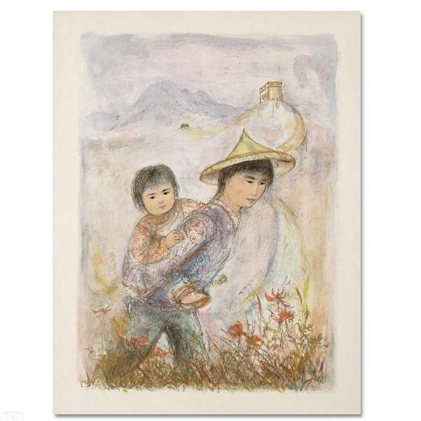 "The Great Wall" Limited Edition Lithograph by Edna Hibel (1917-2014), Numbered