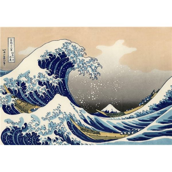 Hokusai - A Big Wave off Kanagawa