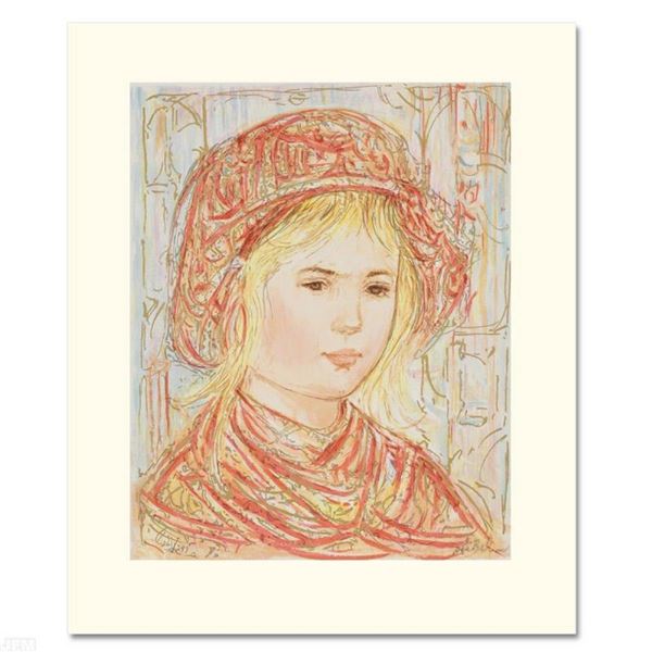 "Liv" Limited Edition Serigraph by Edna Hibel (1917-2014), Numbered and Hand Sig