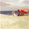 Image 2 : Pino (1939-2010), "White Sand" Artist Embellished Limited Edition on Canvas (40"