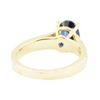 Image 3 : 1.74 ctw Blue Sapphire and Diamond Ring - 14KT Yellow Gold