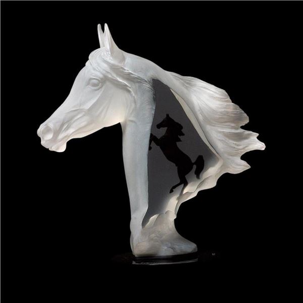 Kitty Cantrell, "Royal Arabian" Limited Edition Mixed Media Lucite Sculpture wit