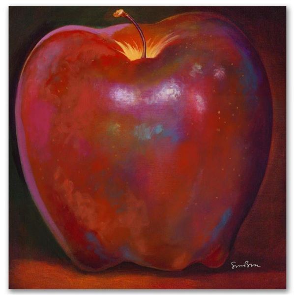 "Apple Wood Reflections" Limited Edition Giclee on Canvas by Simon Bull, Numbere