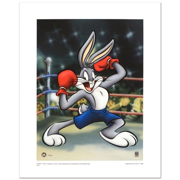  Boxer Bugs  Limited Edition Giclee from Warner Bros., Numbered with Hologram Se