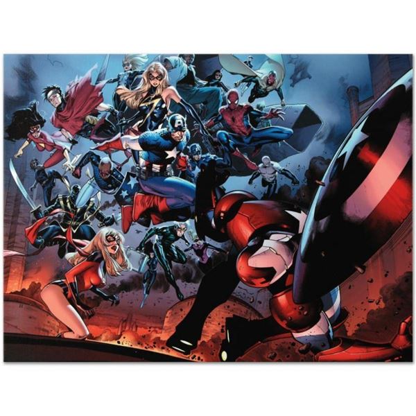 Marvel Comics  Siege #3  Numbered Limited Edition Giclee on Canvas by Oliver Coi