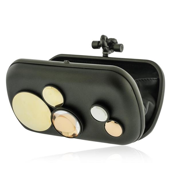 Bottega Veneta Mirror Lens Knot Clutch