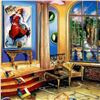 Image 2 : Alexander Astahov, "Modern Room" Hand Signed Limited Edition Giclee on Canvas wi