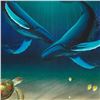 Image 2 : "In the Company of Whales" Limited Edition Giclee on Canvas by renowned artist W