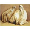 Image 1 : Dos Mujeres con Rebozos, Sentados (Two Women with Shawls, Seated) by Francisco Z