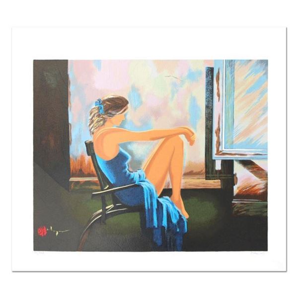 Alexander Borewko, "Lady In Blue" Hand Signed Limited Edition Serigraph with Let