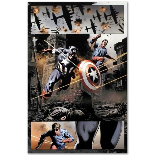 Marvel Comics "Captain America #37" Numbered Limited Edition Giclee on Canvas by