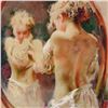 Image 2 : Pino (1939-2010), "Contemplation" Framed Limited Edition Artist-Embellished Gicl