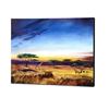 Image 2 : "Africa at Peace" Limited Edition Giclee on Canvas by Martin Katon, Numbered and