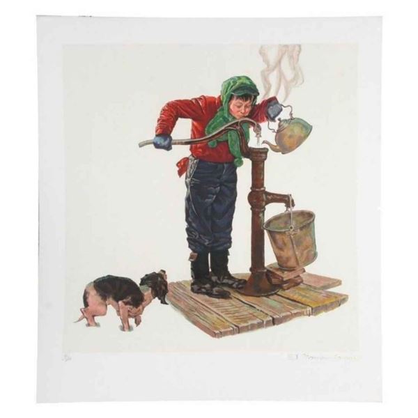 Norman Rockwell "WINTER MORNING (Encore Edition)"