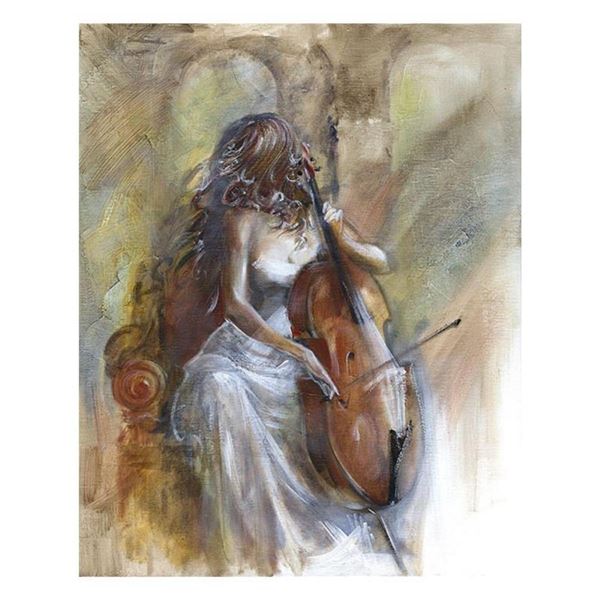 Lena Sotskova,  Sonata  Hand Signed, Artist Embellished Limited Edition Giclee o