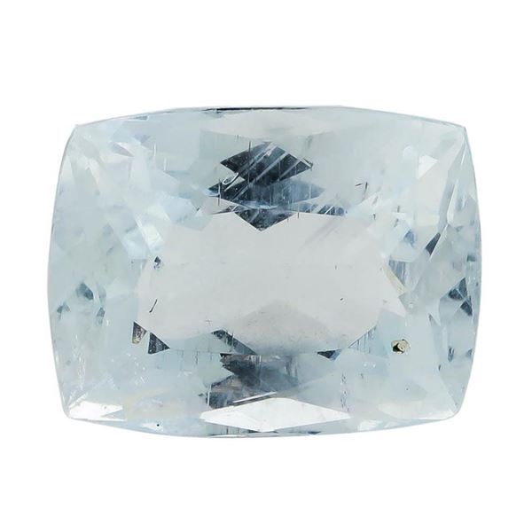 7.25 ct.Natural Rectangle Cushion Cut Aquamarine