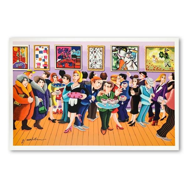 Yuval Mahler,  Opening Day  Hand Signed Limited Edition Serigraph on Paper with