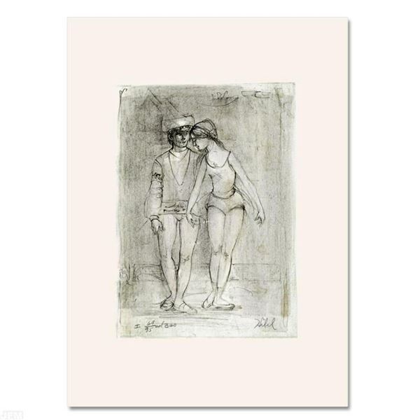 "Two Dancers" Limited Edition Lithograph by Edna Hibel (1917-2014), Numbered and