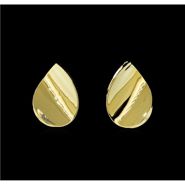 Concave Earrings - Gold Plated