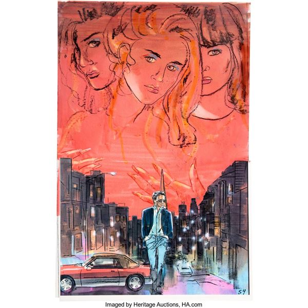 Basic Instinct Original Concept Art. Original concept art for the erotic thrille