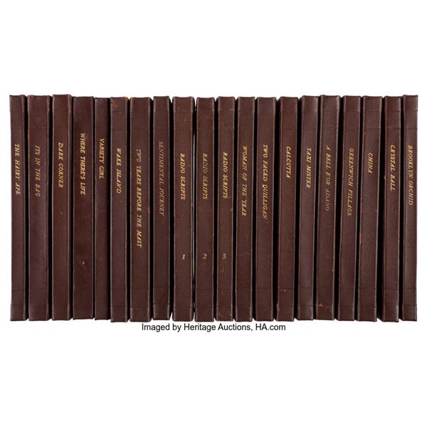 William Bendix Archive of Scripts and Personal Mementos. A small treasure trove