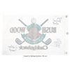 Image 2 : Caddyshack Cast Signed Golf Pin Flag. A replication of a pin flag for the Bushwo