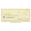 Image 1 : Greta Garbo Signed Check. A check signed in full by the screen star, composed in
