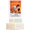Image 1 : Gone With the Wind Cast Signatures. A collection of signatures from four stars o