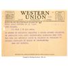 Image 1 : Gone With the Wind Telegram To David O. Selznick (1938). A historic telegram aut