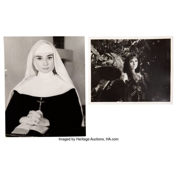 Audrey Hepburn Owned Stills from The Nun's Story (1958) and Green Mansions (1959