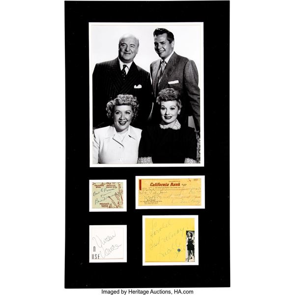 I Love Lucy Multi-Signature Collection in Matte. Four signatures on four differe