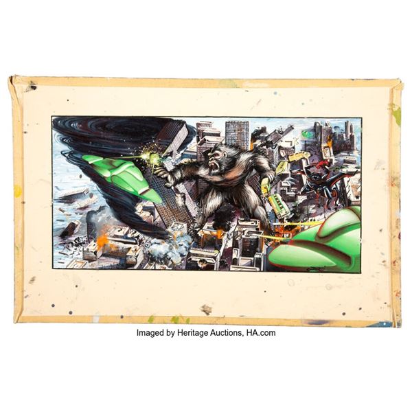 King Kong/Earthquake Prototype Prints for Universal Studios Tours. Two printed l