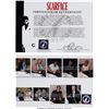 Image 3 : Scarface Theatrical One-Sheet Signed by Main Cast. A modern replication of the o