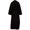 Image 2 : Barbra Streisand Owned Long Black Robe With Red Trim.  A button-down robe (with