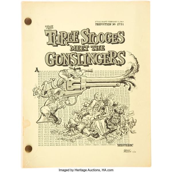 Moe Howard Owned The Three Stooges The Outlaws Is Coming! Script. This is Moe Ho