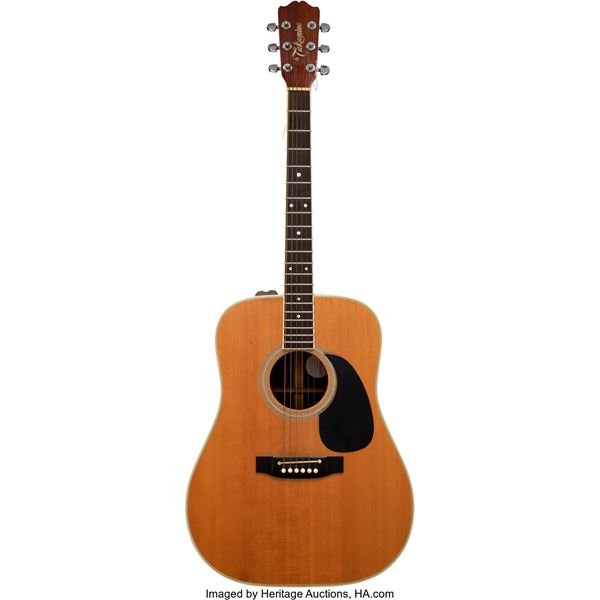 Trini Lopez Personally Owned and Played Takamine Acoustic Guitar. A Takamine aco