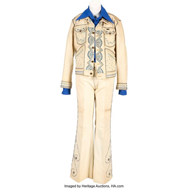 Trini Lopez Stage Used Studded Costume.  Studded in Venezuela, this three-piece