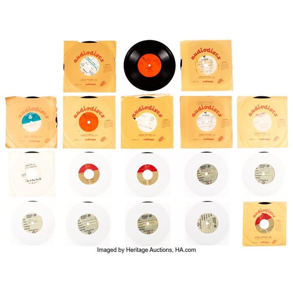Trini Lopez Personally Owned Acetates and a Test Pressing (18). A collection of