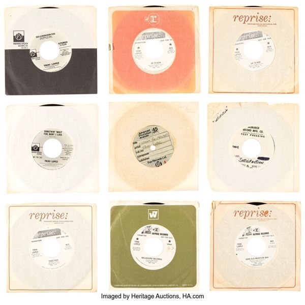 Trini Lopez Personally Owned 45s (22). A collection of 20 45s, all personally ow