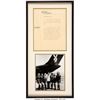 Image 1 : Trini Lopez Playboy After Dark Framed Letter, Brown Book, and Photos. A collecti