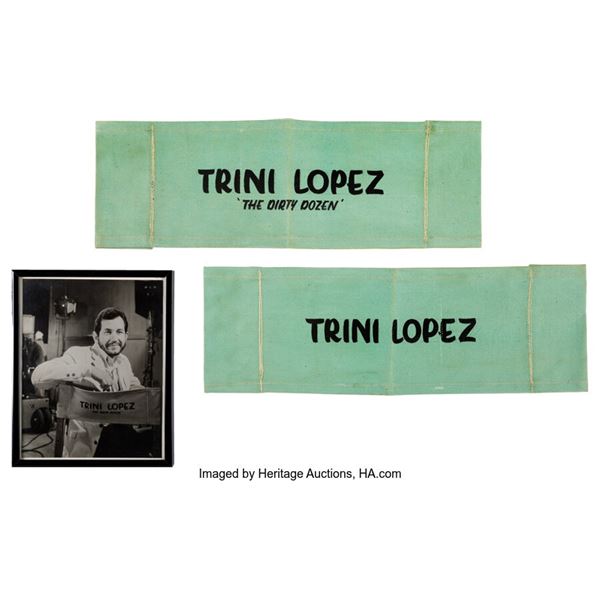 Trini Lopez "Dirty Dozen" and "Bramble Bush" Orchestration Sheet Music and Dirty