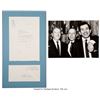 Image 1 : Frank Sinatra Signed Letter to Trini Lopez. Attached to blue backing board, this